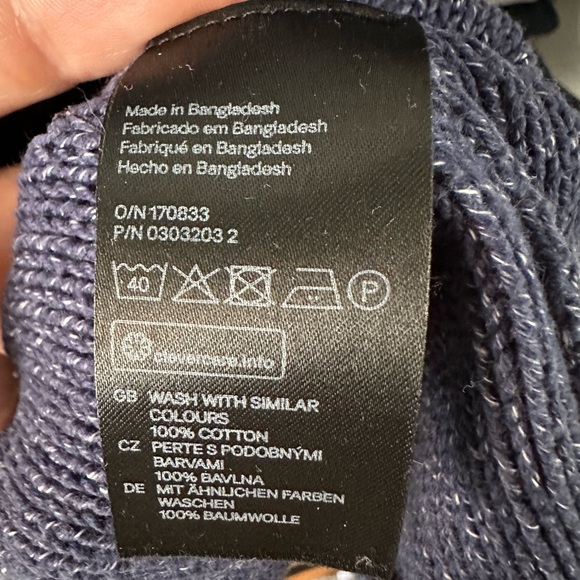 H&M 100% Cotton Mesh Knit Sweater - Picture 6 of 7